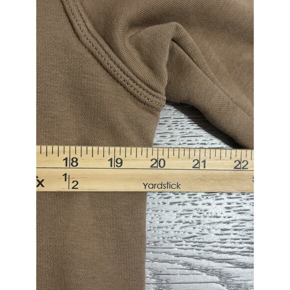 Nike Swoosh Logo Brown Hoodie Sweatshirt Casual Y2K Skater Streetwear Men Medium - Picture 6 of 8